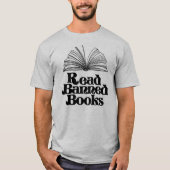 Geboden boeken lezen t-shirt (Voorkant)