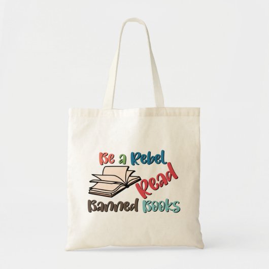Geboden boeken lezen tote bag (Voorkant)