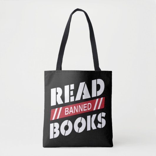 Geboden boeken lezen tote bag (Voorkant)