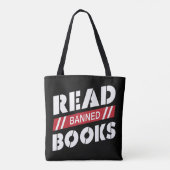 Geboden boeken lezen tote bag (Achterkant)