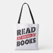 Geboden boeken lezen tote bag (Achterkant)