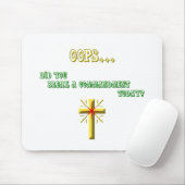 Geboden Christelijk Muismat (Met muis)