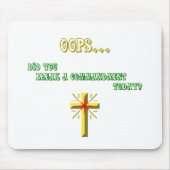 Geboden Christelijk Muismat (Voorkant)