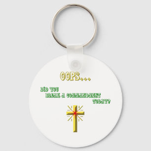 Geboden Christelijk Sleutelhanger