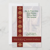 Geboden door drie koningen kerstmis feestdagenkaart (Achterkant)