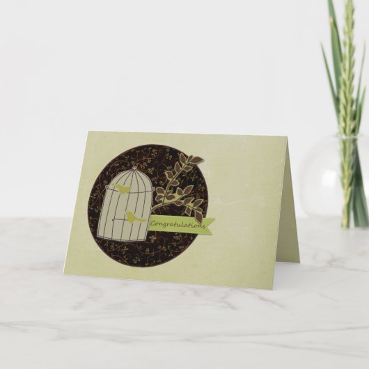 Geboden gefeliciteerd Opmerking Kaart (Voorkant)