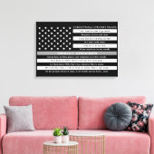 Geboejen Gebed Dune Dünne Grijze Lijn Canvas Afdruk (Insitu (Woonkamer))