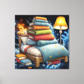 Geboekt voor de Nacht Canvas Afdruk (Voorkant)