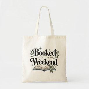 Geboekt voor het Weekend Grappige Boek Introvert Tote Bag