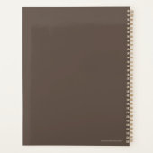 Geboekte weekeinde planner (Achterkant)