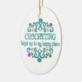 Geboeten gelukkige Plaats Keramisch Ornament (Links)