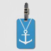 gebogen anker bagagelabel (Voorkant (verticaal))