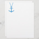 gebogen anker briefhoofd (Voorkant / Achterkant)