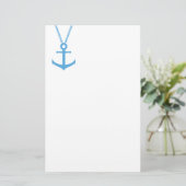 gebogen anker briefpapier (Staand voorkant)