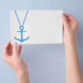 gebogen anker flyer (Hand)