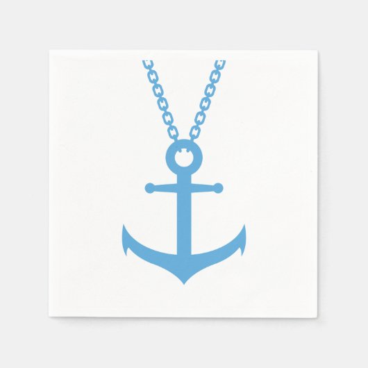 gebogen anker servet (Voorkant)