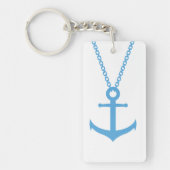 gebogen anker sleutelhanger (Voorkant)