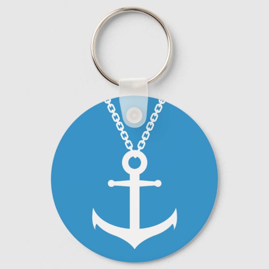 gebogen anker sleutelhanger (Voorkant)