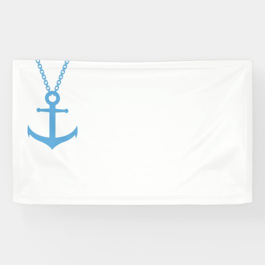 gebogen anker spandoek (Horizontaal)