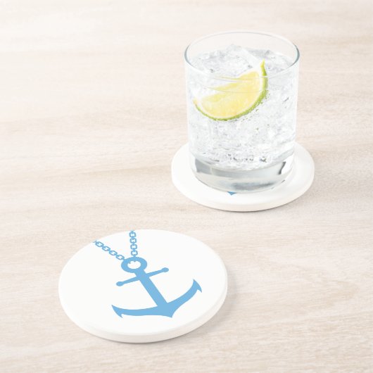 gebogen anker zandsteen onderzetter (Zijkant)