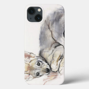 gebogen Arabische Wolf Pup 2009 Case-Mate iPhone Case