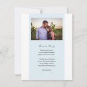 Gebogen Bewaar de datum Fotoaankondiging Aankondiging (Achterkant)