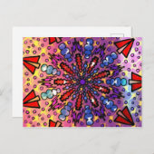 gebogen briefkaart (Voorkant / Achterkant)