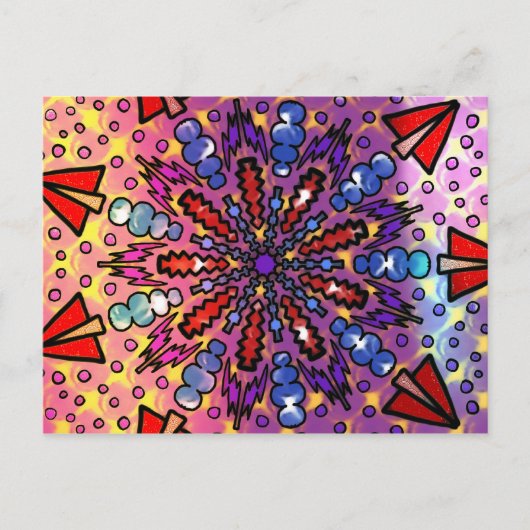 gebogen briefkaart (Voorkant)