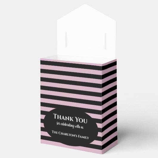 Gebogen brug Waterverf schilderij Housewarming Bedankdoosjes (Geopend)