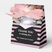 Gebogen brug Waterverf schilderij Housewarming Bedankdoosjes (Voorkant Zijde)