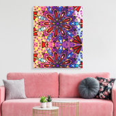 gebogen canvas afdruk (Insitu (Woonkamer))