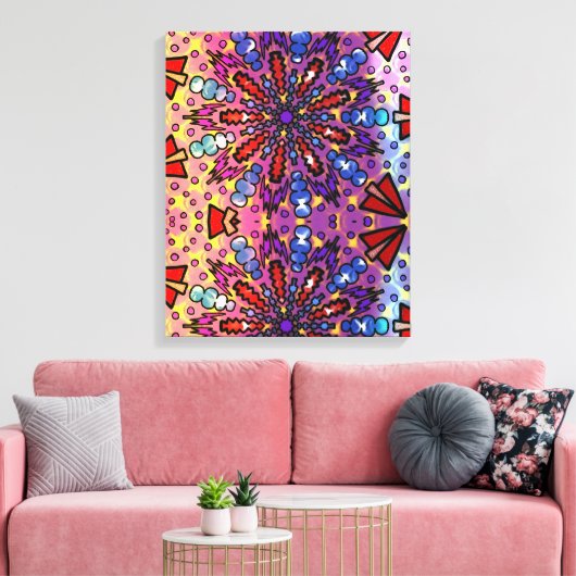 gebogen canvas afdruk (Insitu (Woonkamer))