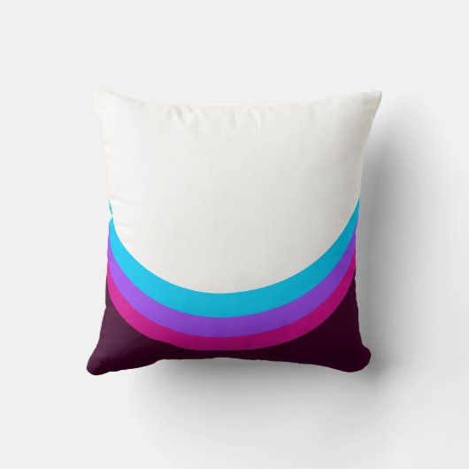 Gebogen designelementen kussen (Achterkant)