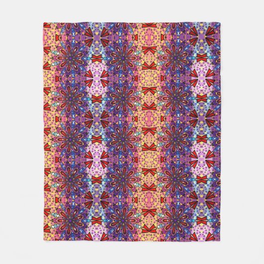 gebogen fleece deken (Voorkant)