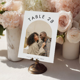 Gebogen Foto Tekst Boho Minimaal Minimalistische T Kaart