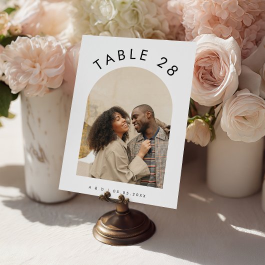 Gebogen Foto Tekst Boho Minimaal Minimalistische T Kaart