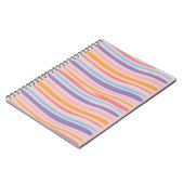 Gebogen gelinieerd notitieboek (Linkerzijde)
