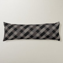 Gebogen geometrisch tegelpatroon body pillow 