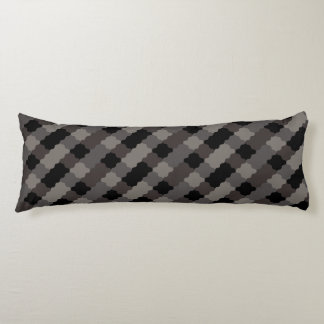 Gebogen geometrisch tegelpatroon body pillow  lichaamskussen