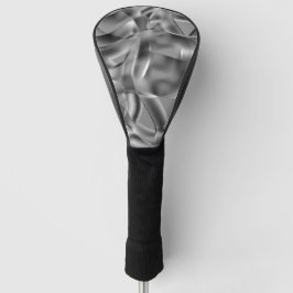 Gebogen grijze vormen, met opzichtige tonen golfheadcover