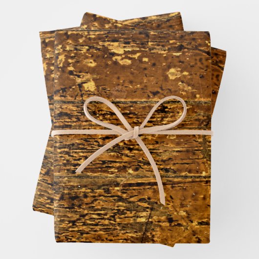 gebogen houten paneel inpakpapier vel (In situ)