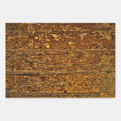  gebogen houten paneel inpakpapier vel (Voorkant)