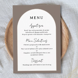Gebogen Huwelijksreceptie Menu Aangepast Diner Det