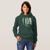 gebogen lijnen hoodie (Voorkant volledig)