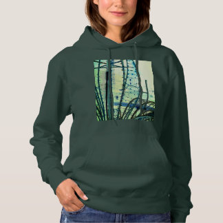 gebogen lijnen hoodie