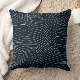 Gebogen Lijnen Kussen