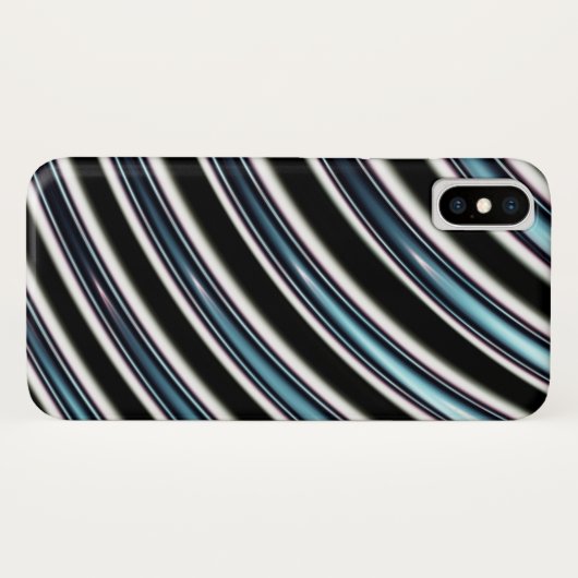 gebogen lijnen sluiten een fractal op Case-Mate iPhone case (Achterkant (horizontaal))