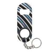 gebogen lijnen sluiten een fractal op mini flessenopener (Achterkant)