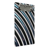 gebogen lijnen sluiten een fractal op mini klembord (Schuin)