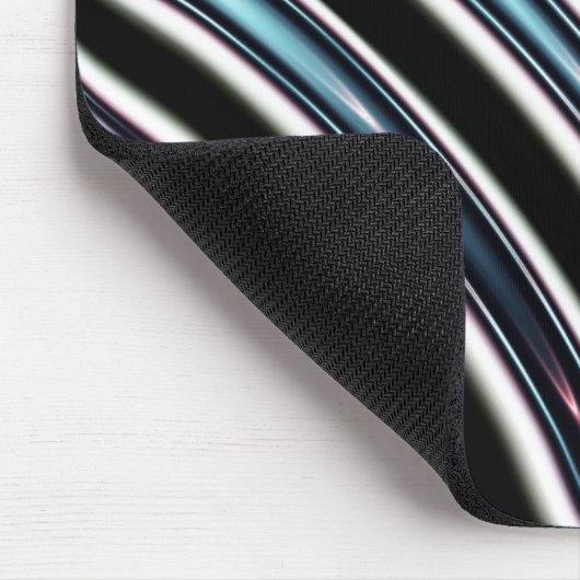 gebogen lijnen sluiten een fractal op muismat (Hoek)